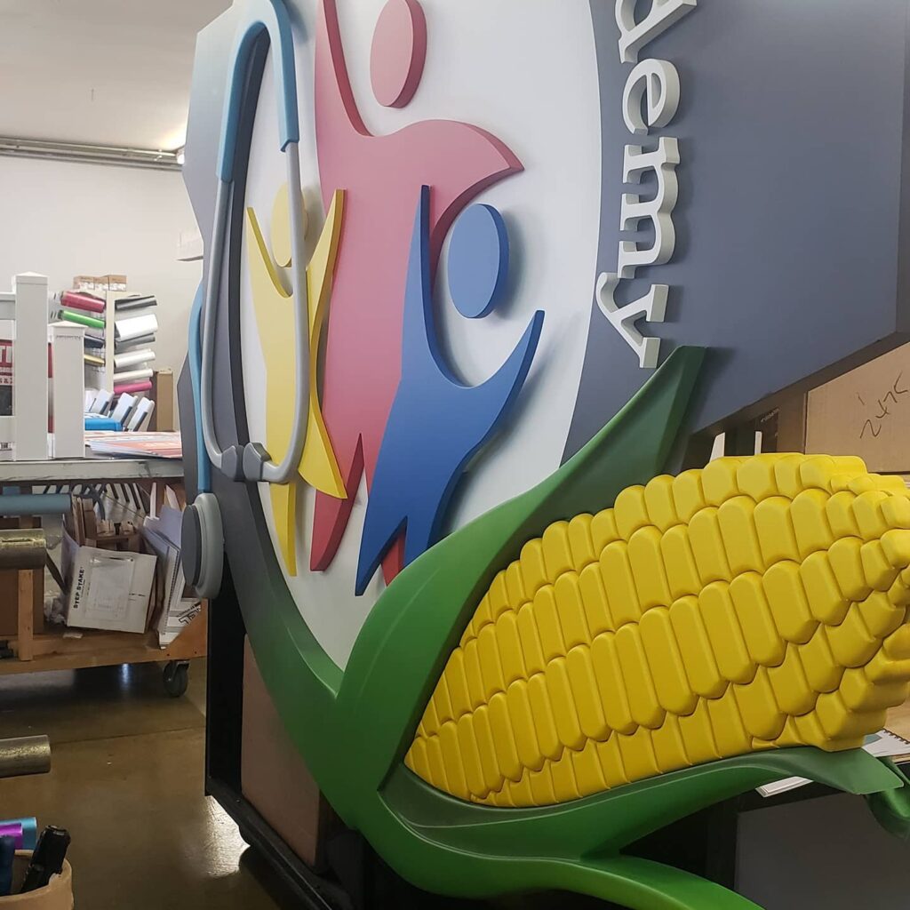 Dimensional Foyer Sign