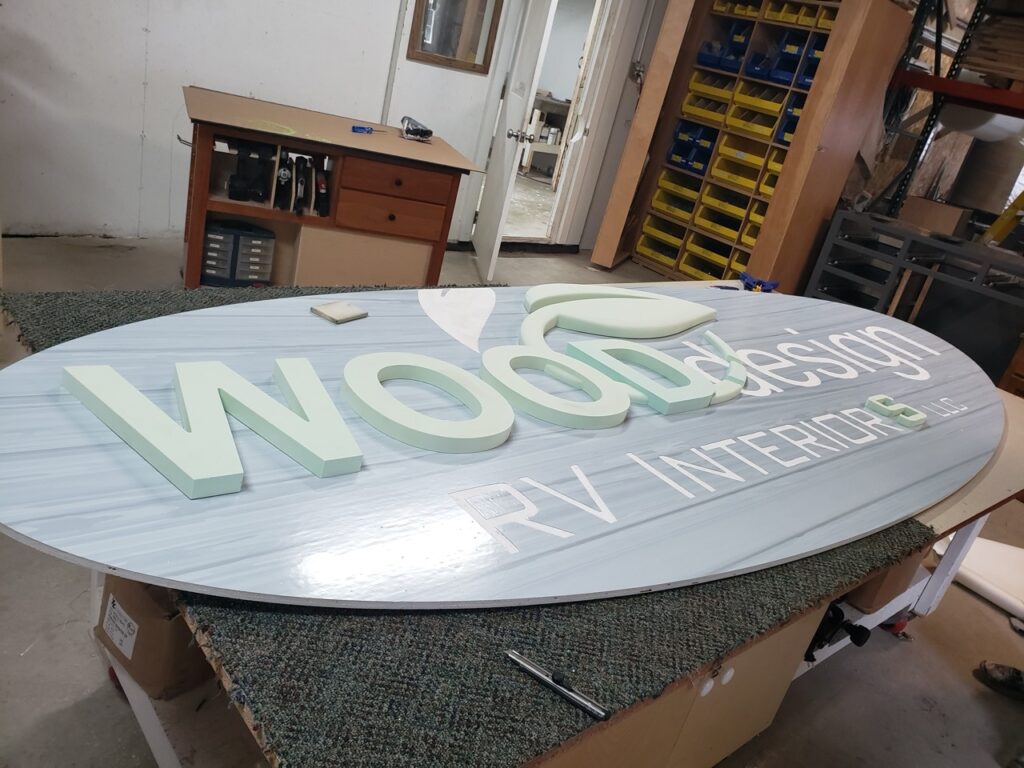 Dimensional Exterior Sign